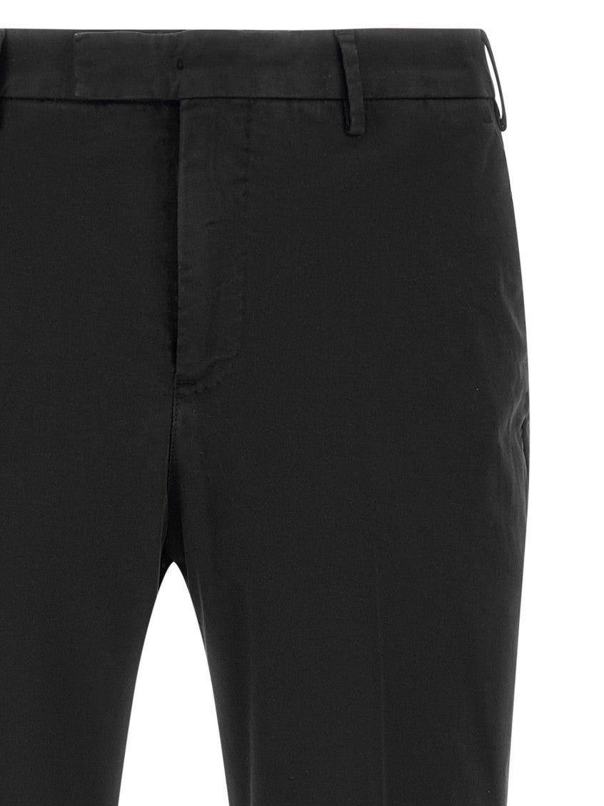 Black Flat Front Trousers 3
