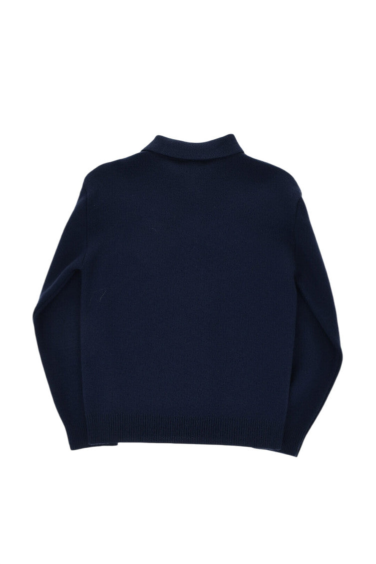 Boys Navy Blue Logo Sweater 3