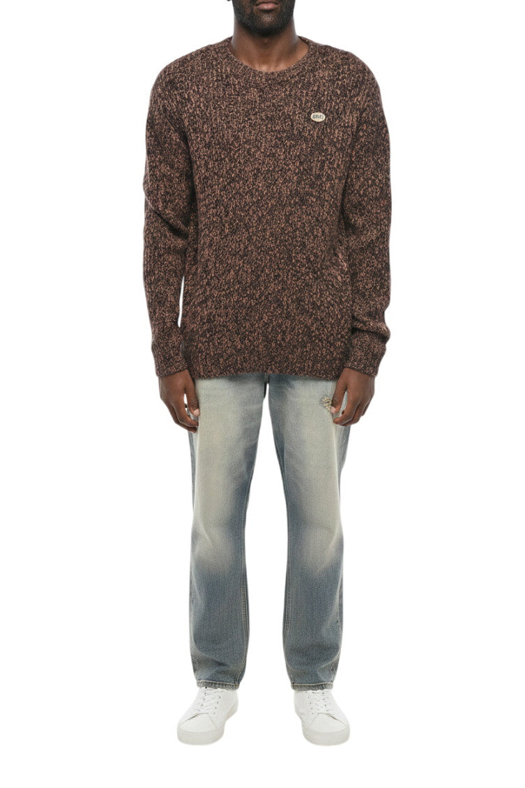 Brown Crew Neck Sweater 1