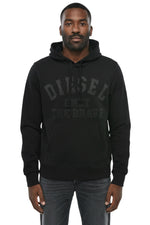 Black Regular Logo Hoodie 1