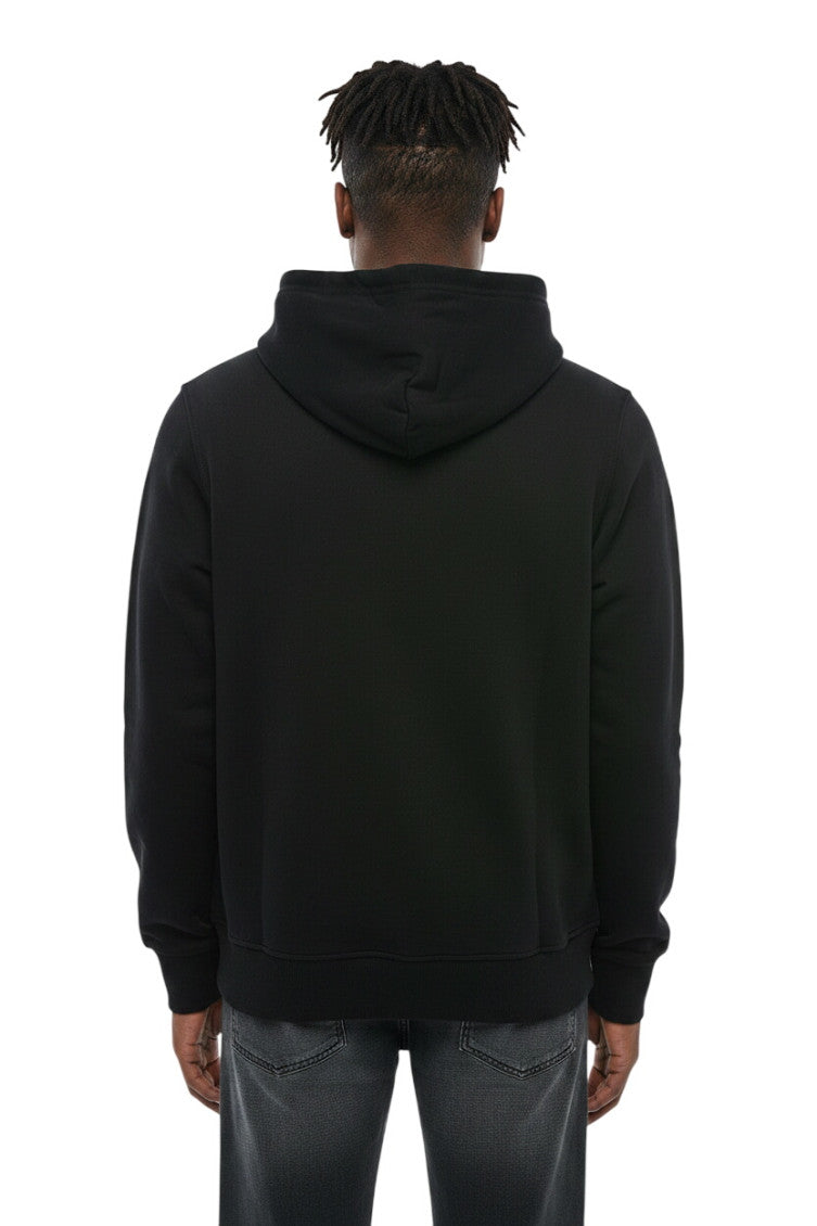 Black Regular Logo Hoodie 2