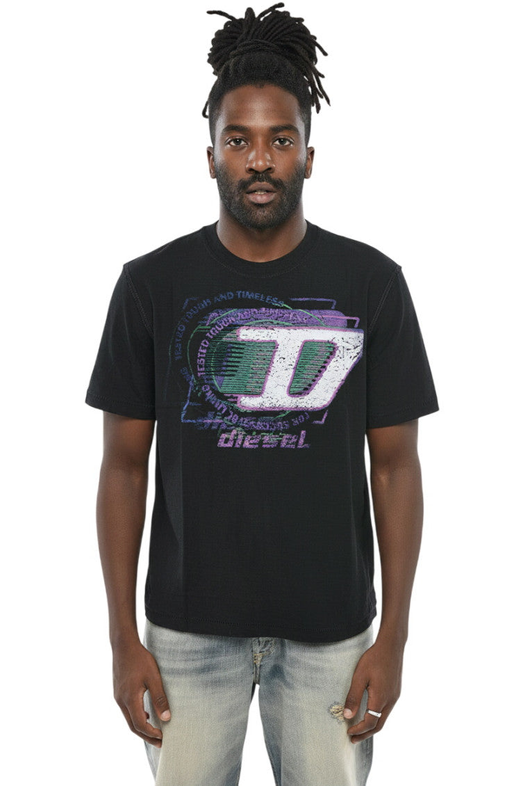 Black Regular Logo T-Shirt 1