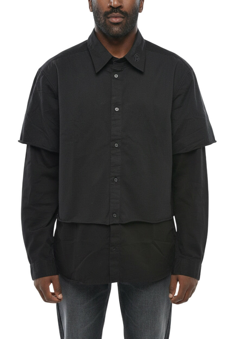 Black Regular Solid Shirt 1