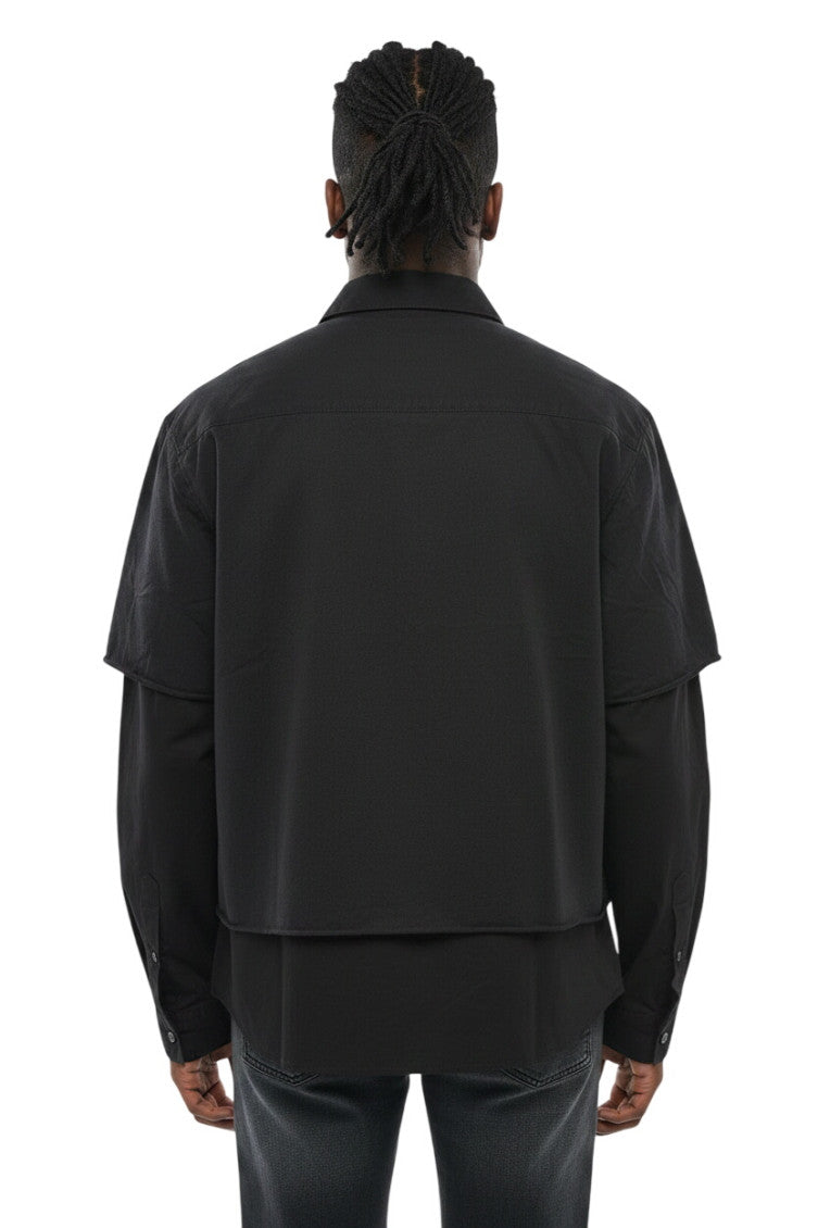 Black Regular Solid Shirt 2
