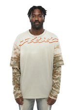 Grey Camo Print T-Shirt 1