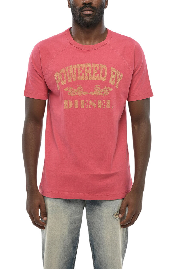 Pink Graphic Logo T-Shirt 1