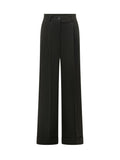 Black Tailored Pleated Pants 1