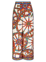Multicolor Relaxed Pleated Pant 1