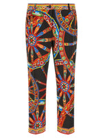 Multicolor Slim Pleated Pant 1