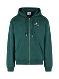 Green Logo Zip-Up Hoodie 1