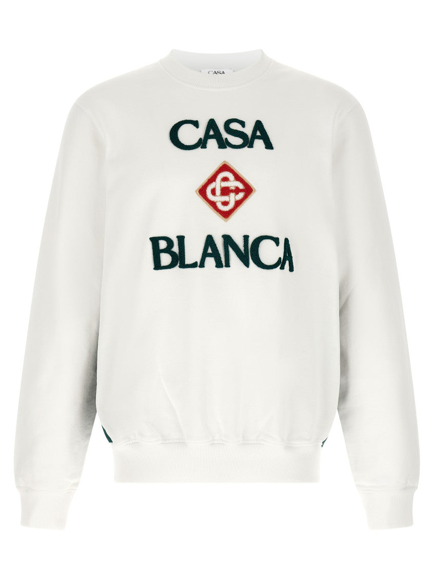 White Crew Neck Sweatshirt 1