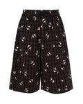 Black Floral Shorts 1