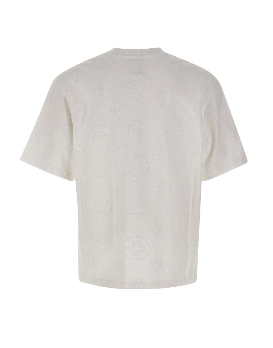 White Crew Neck T-Shirt 3