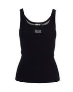 Black Solid Scoop Neck Top 1