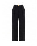 Black Straight Flat Front Pant 1