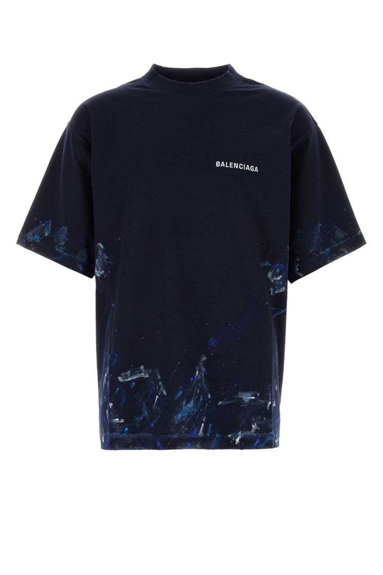 Blue Crew Neck T-Shirt 1