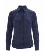 Blue Slim Textured Shirt 1