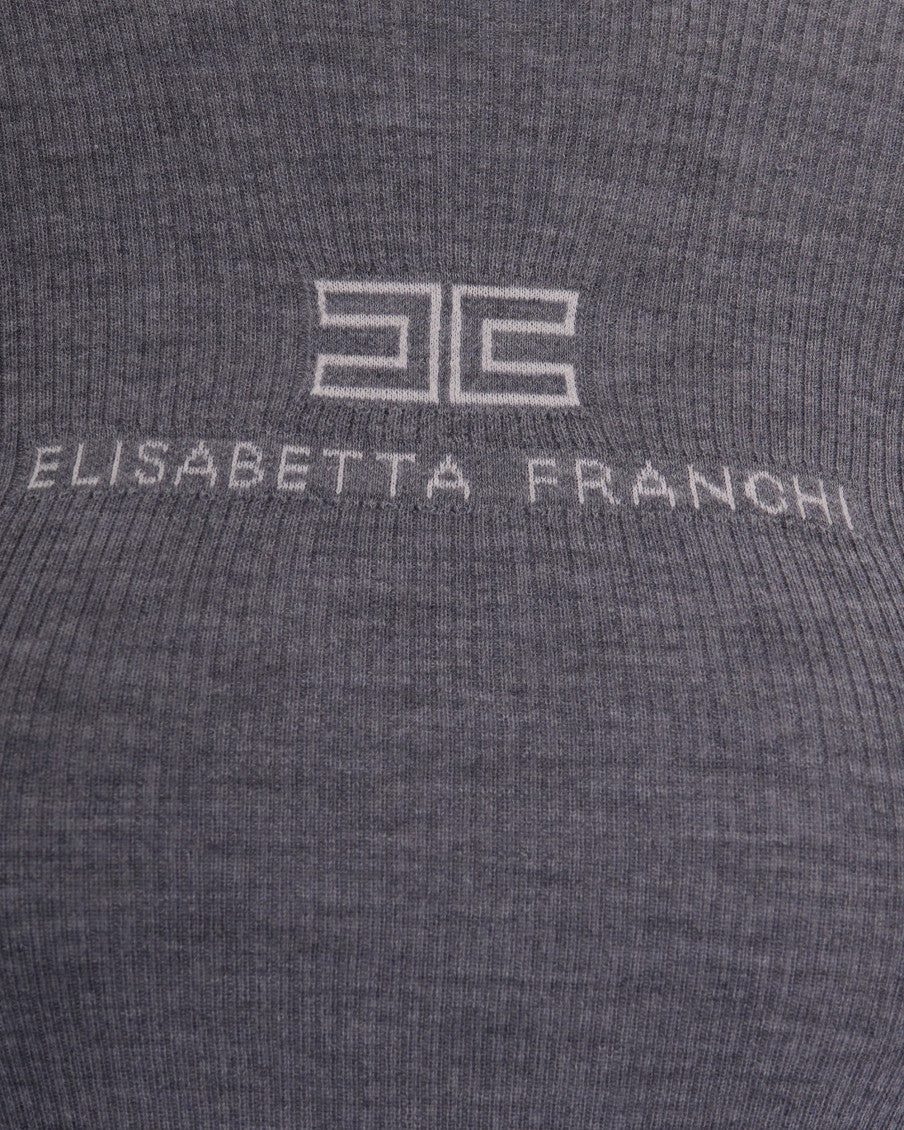 Grey Logo Turtle Neck Sweater 3
