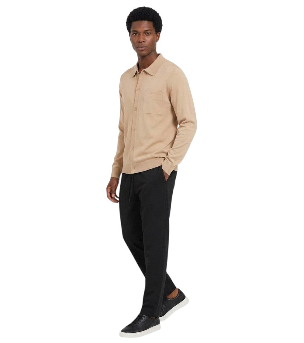 Beige Regular Cardigan Jacket 1