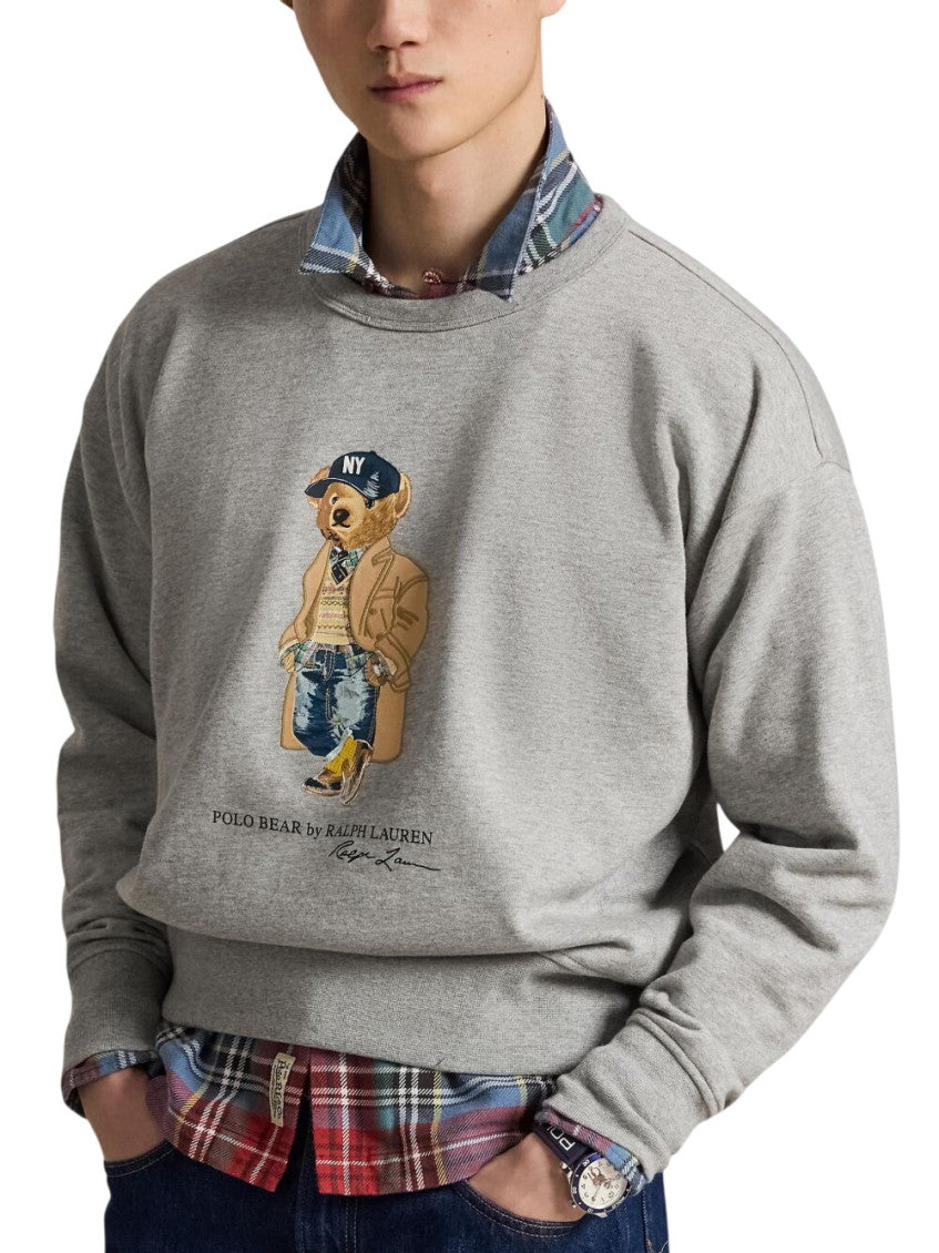 Grey Graphic Print Sweatshirt 3