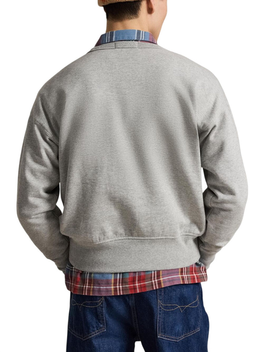 Grey Graphic Print Sweatshirt 4