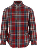 Red Checked Oxford Shirt 1