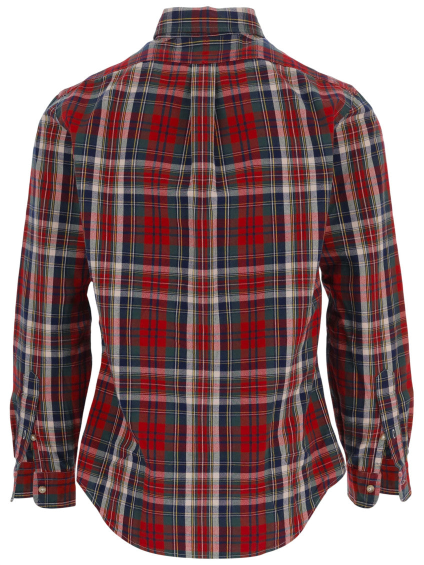Red Checked Oxford Shirt 2