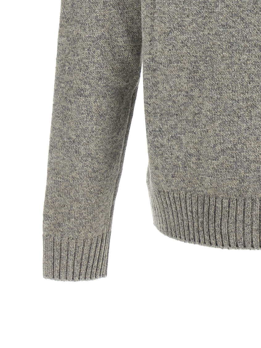 Grey Zip-Up Cardigan 4