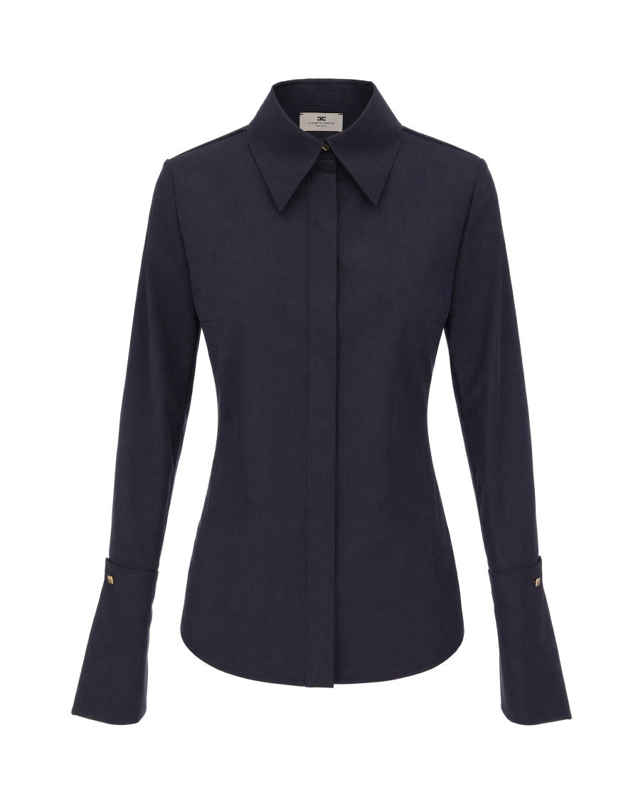 Black Regular Solid Shirt 1