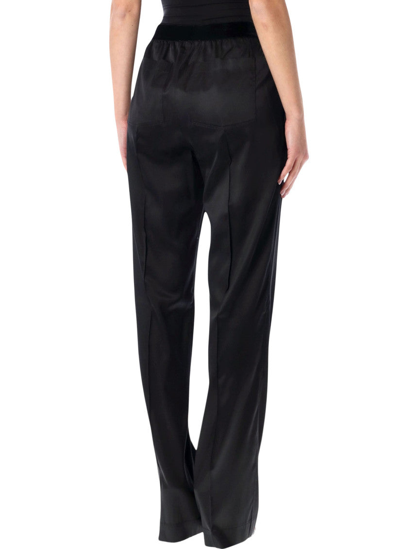 Black Relaxed Pyjamas Pants 2