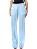 Light Blue Relaxed Elasticated Pants 1
