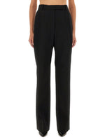 Black Tailored Pleated Pants 1
