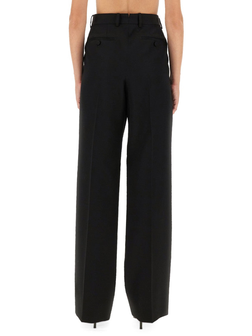 Black Tailored Pleated Pants 2