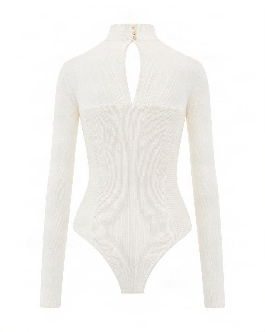 White Textured Swimwear 2