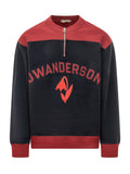 Dark Navy Half Zip Sweatshirt 1