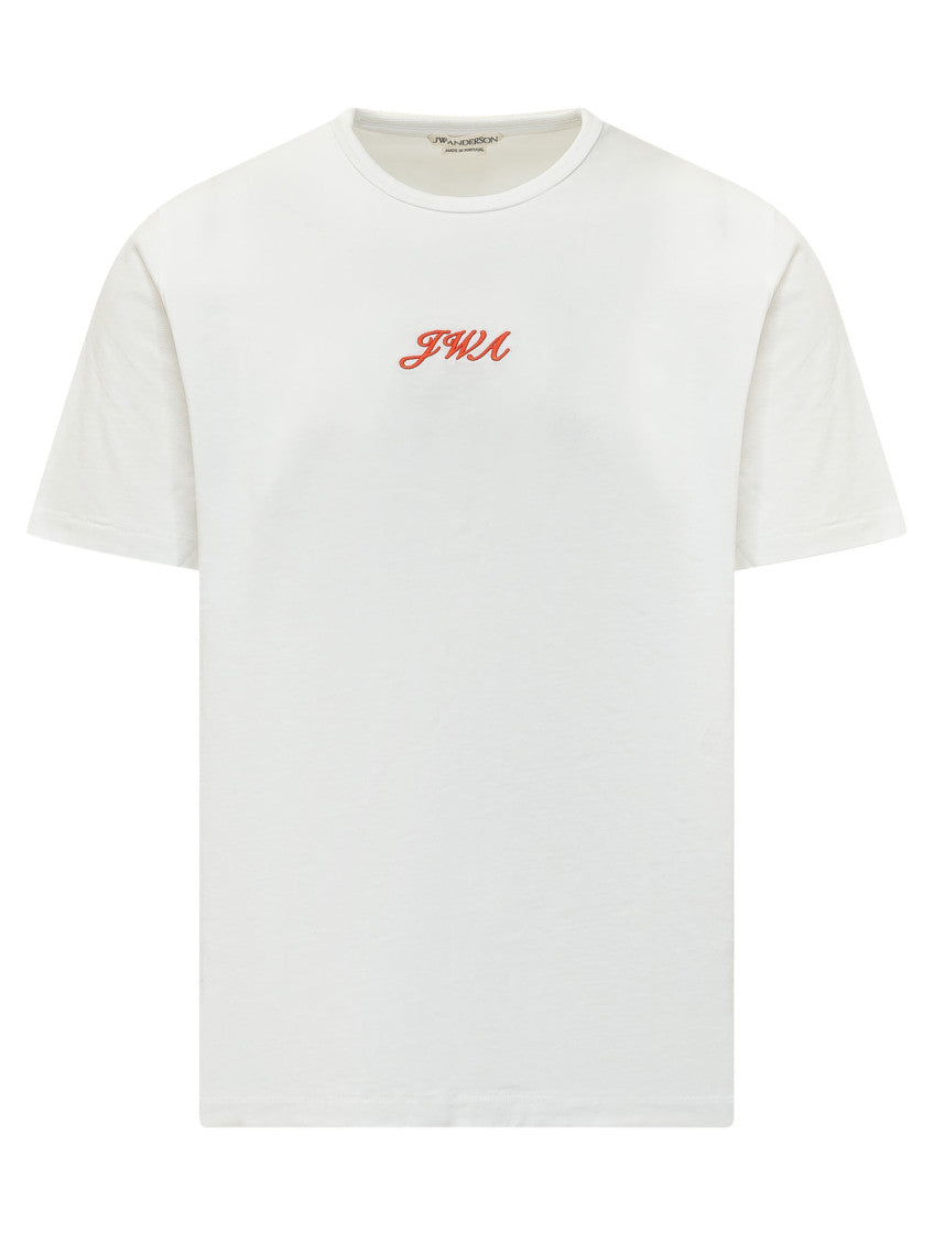 White Crew Neck T-Shirt 1