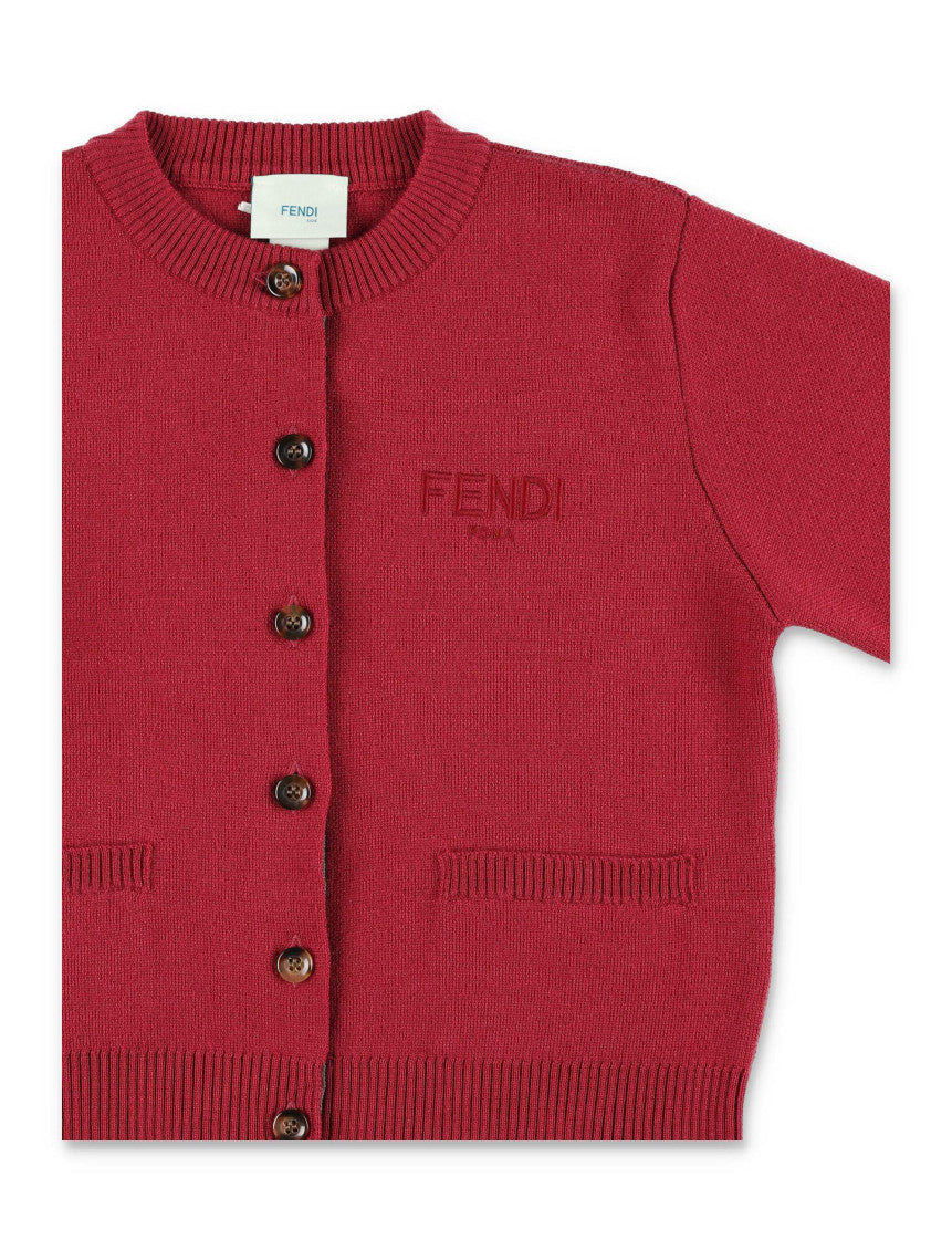 Girls Red Knitted Sweater 3