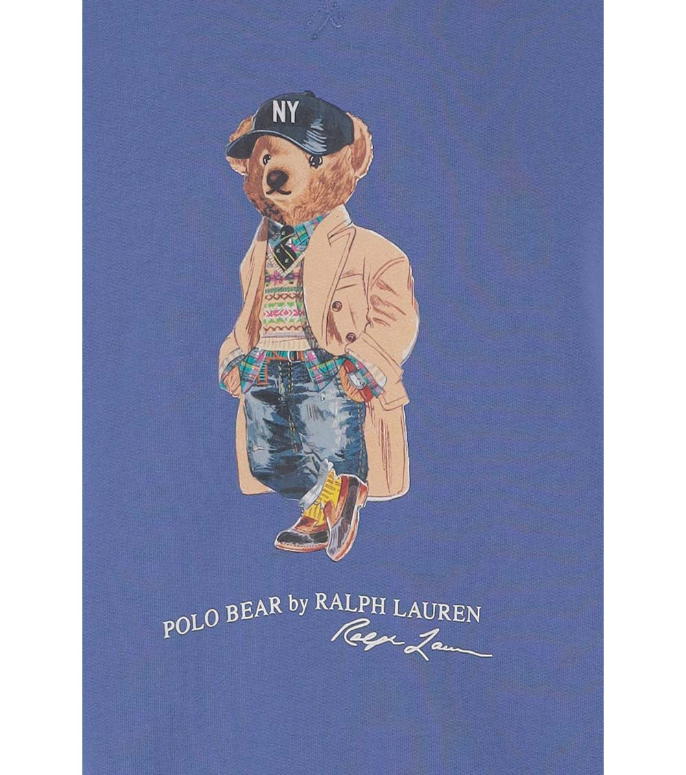 Blue Graphic Print Sweatshirt 3