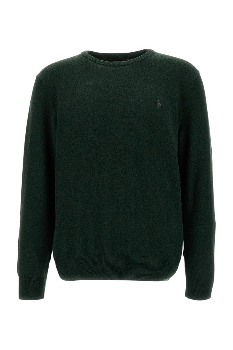 Dark Green Logo Sweater 1