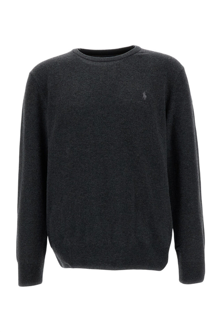 Dark Grey Logo Sweater 1