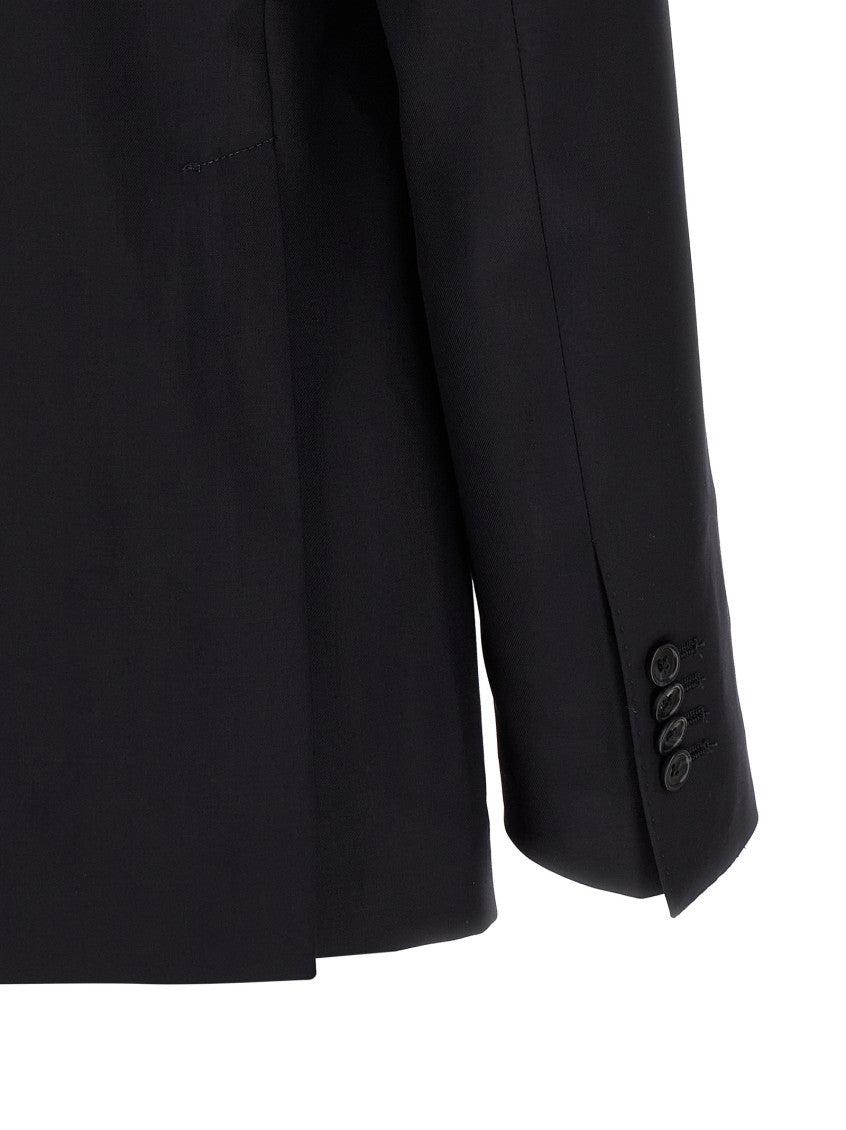 Dark Navy Notched Lapel Suit 3