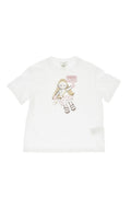 Girls White Embroidered T-Shirt 1