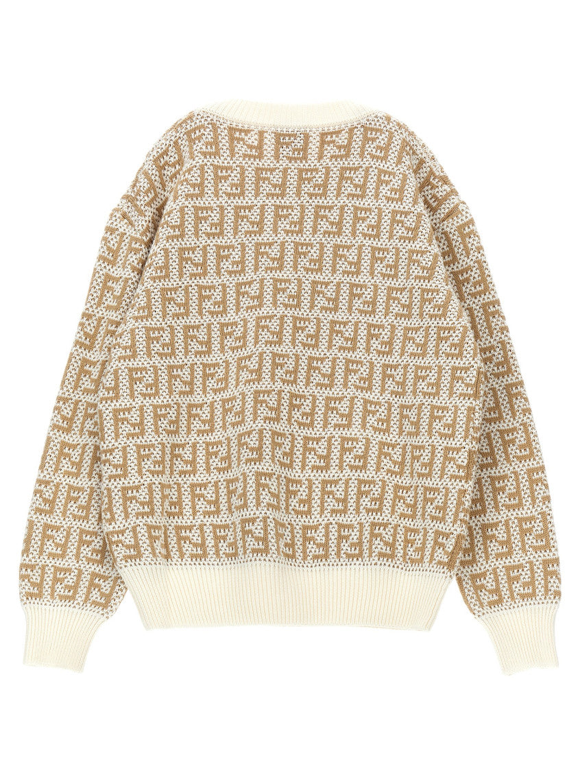 Kids Beige Logo Sweater 2