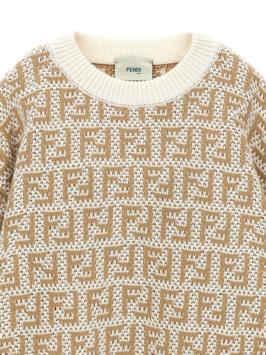 Kids Beige Logo Sweater 3