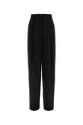 Black Straight Flat Front Pant 1