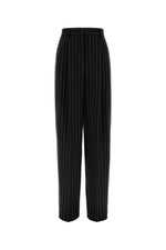 Black Straight Flat Front Pant 1