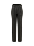 Black Straight Pyjamas Pants 1