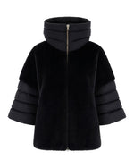 Black Solid Hood Jacket 1