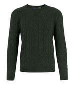 Dark Green Knitted Sweater 1