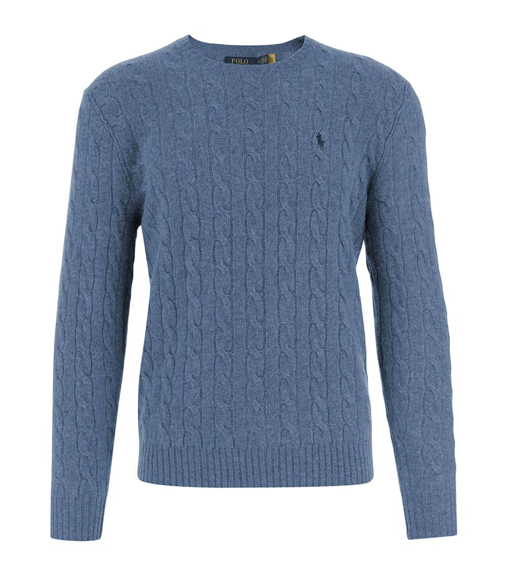 Blue Crew Neck Sweater 1